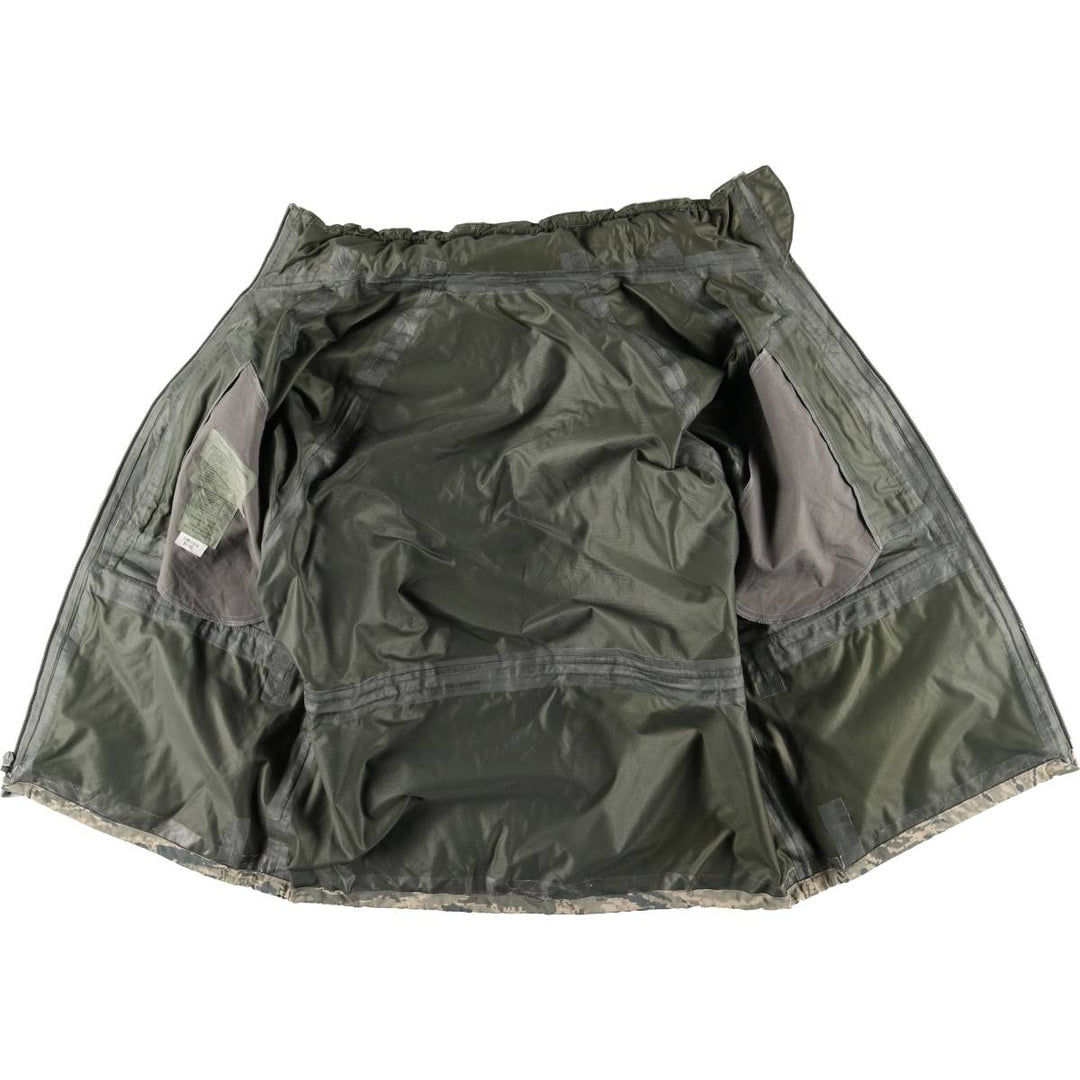 Civilian-made camouflage pattern ABU digital tiger camo military Gore-Tex parka, men's size M equivalent. Nylon Khaki type Vintage Second Hand