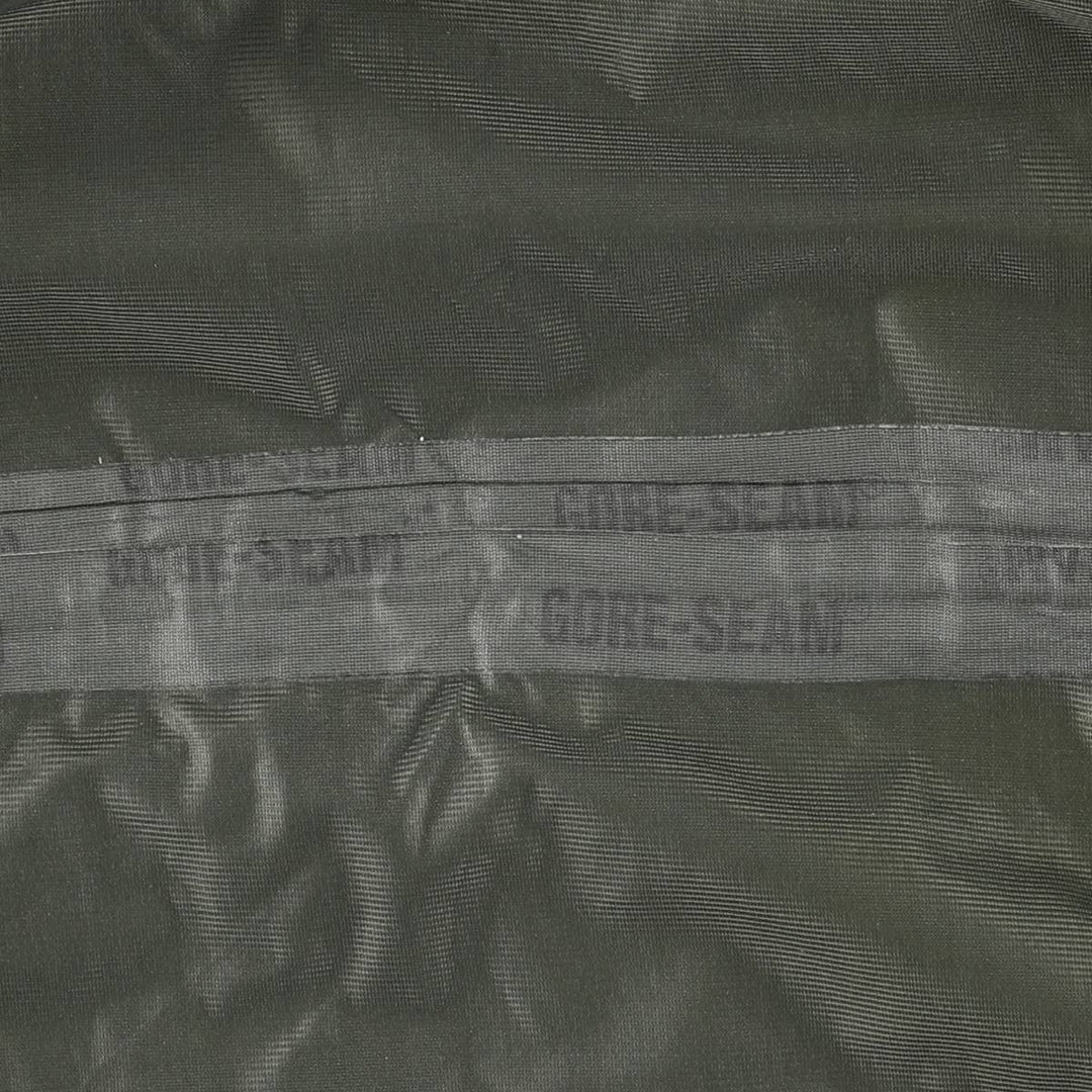 Civilian-made camouflage pattern ABU digital tiger camo military Gore-Tex parka, men's size M equivalent. Nylon Khaki type Vintage Second Hand