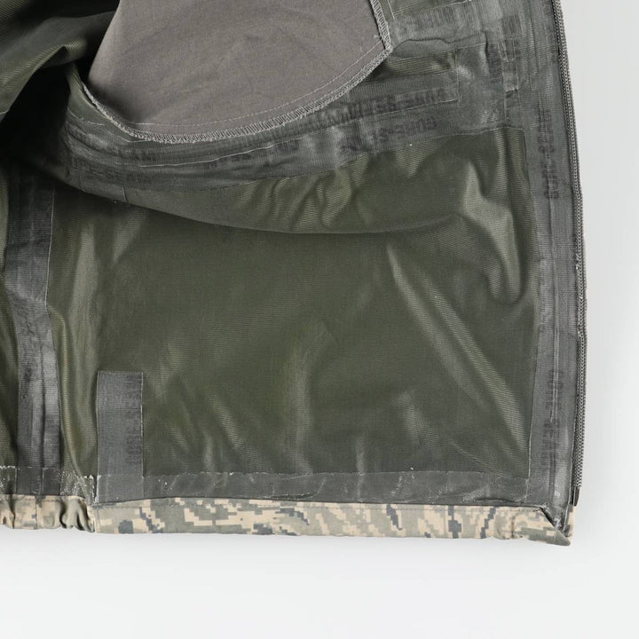 Civilian-made camouflage pattern ABU digital tiger camo military Gore-Tex parka, men's size M equivalent. Nylon Khaki type Vintage Second Hand