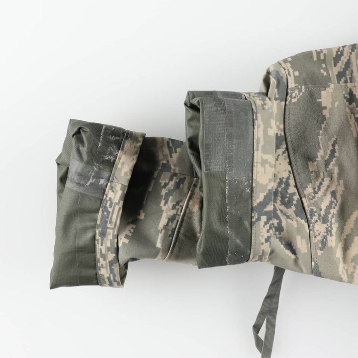 Civilian-made camouflage pattern ABU digital tiger camo military Gore-Tex parka, men's size M equivalent. Nylon Khaki type Vintage Second Hand