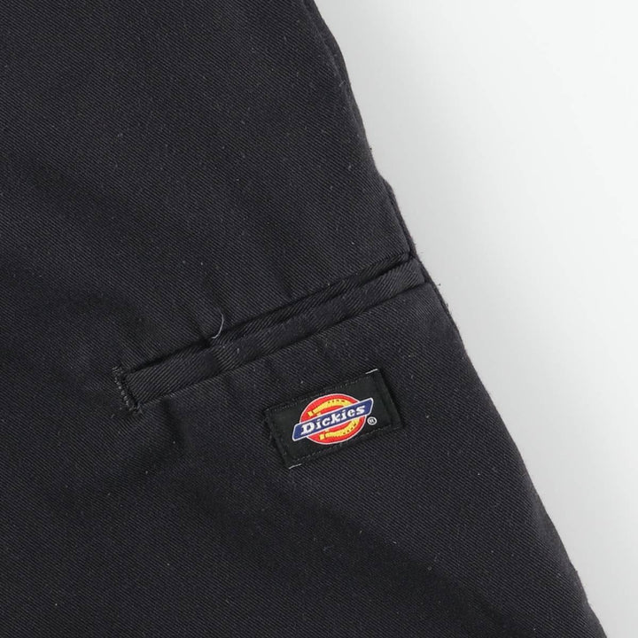 Dickies Loose Fit Work Pants, Men's W36 (approx.), Double Knee polyester black type Vintage Second Hand