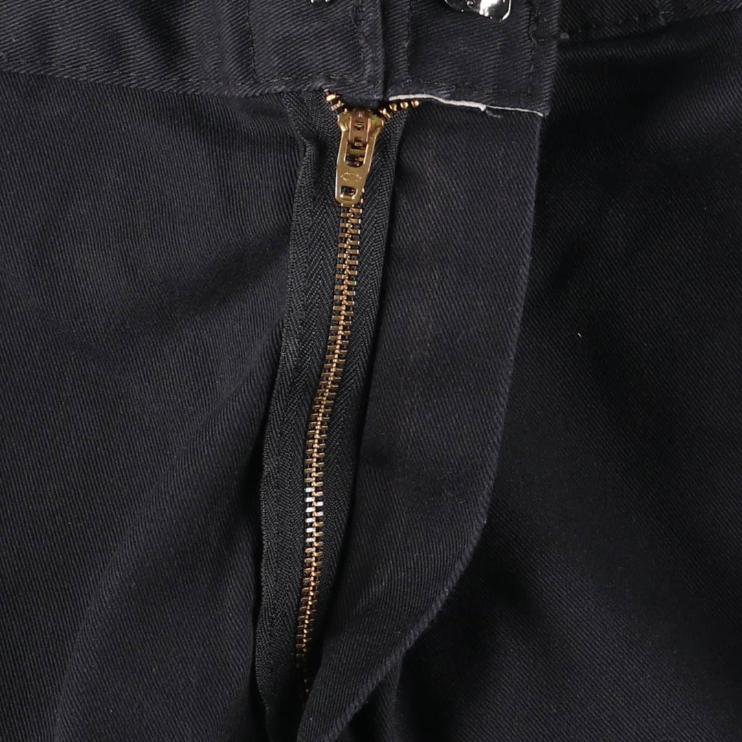 Dickies Loose Fit Work Pants, Men's W36 (approx.), Double Knee polyester black type Vintage Second Hand