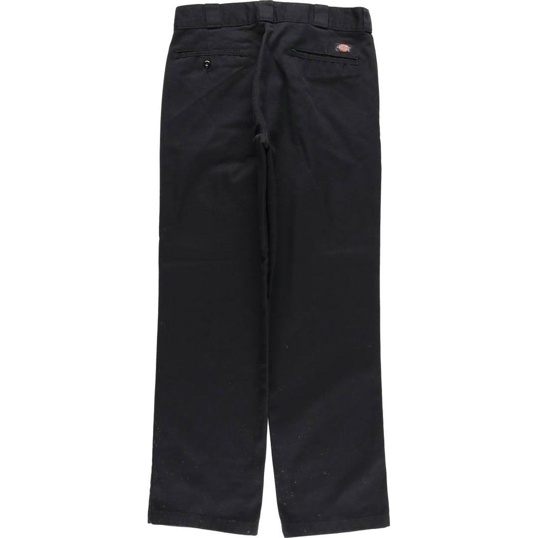 Dickies 874 Original Fit Work Pants, Made in Honduras, Men's Size W34 (approx.) polyester black type Vintage Second Hand
