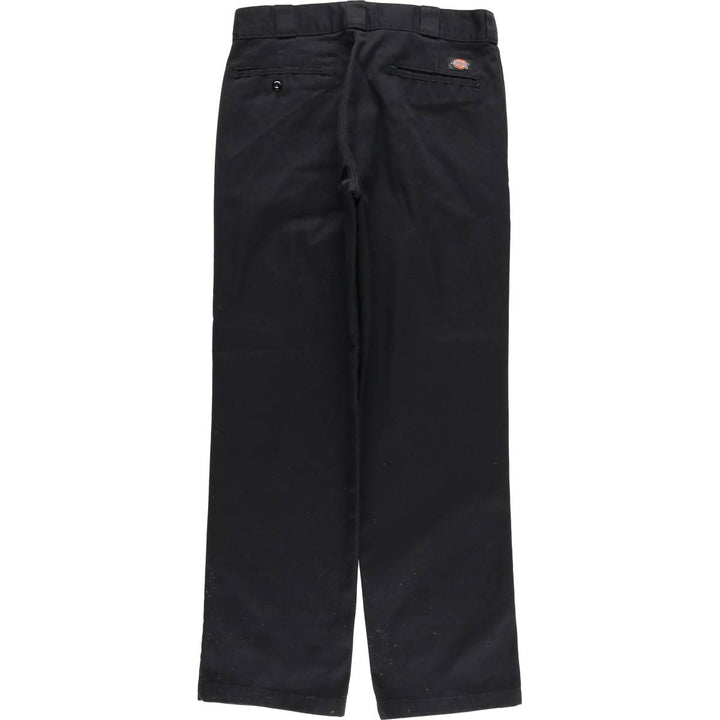 Dickies 874 Original Fit Work Pants, Made in Honduras, Men's Size W34 (approx.) polyester black type Vintage Second Hand