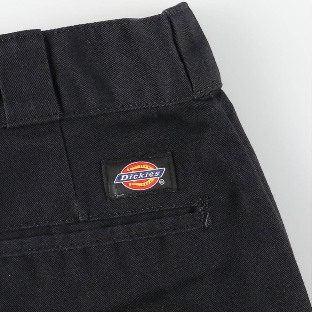 Dickies 874 Original Fit Work Pants, Made in Honduras, Men's Size W34 (approx.) polyester black type Vintage Second Hand