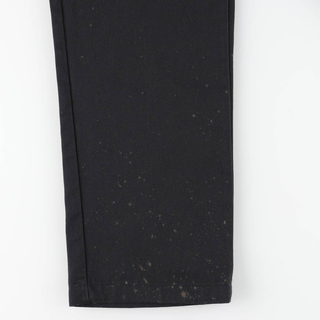 Dickies 874 Original Fit Work Pants, Made in Honduras, Men's Size W34 (approx.) polyester black type Vintage Second Hand
