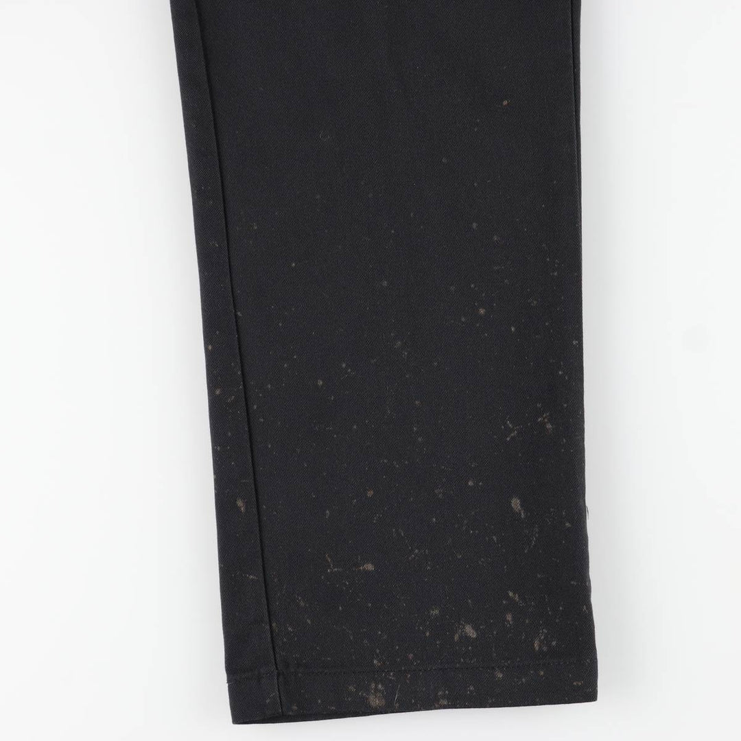 Dickies 874 Original Fit Work Pants, Made in Honduras, Men's Size W34 (approx.) polyester black type Vintage Second Hand