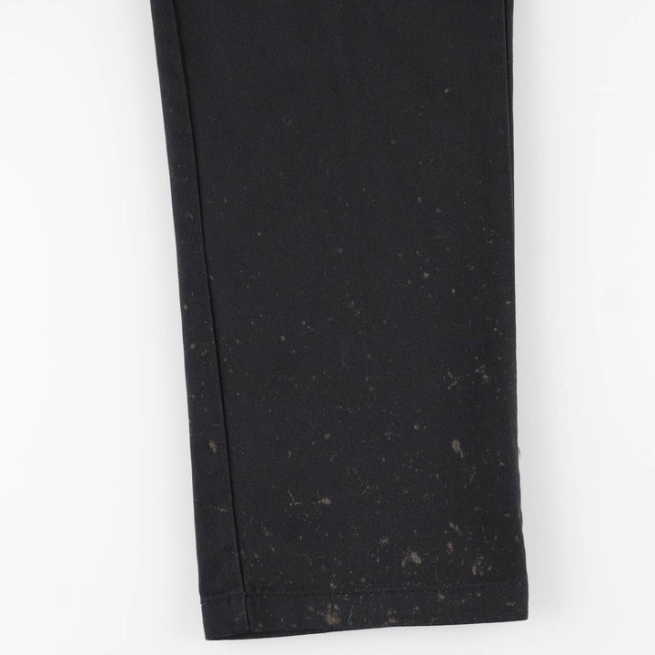 Dickies 874 Original Fit Work Pants, Made in Honduras, Men's Size W34 (approx.) polyester black type Vintage Second Hand