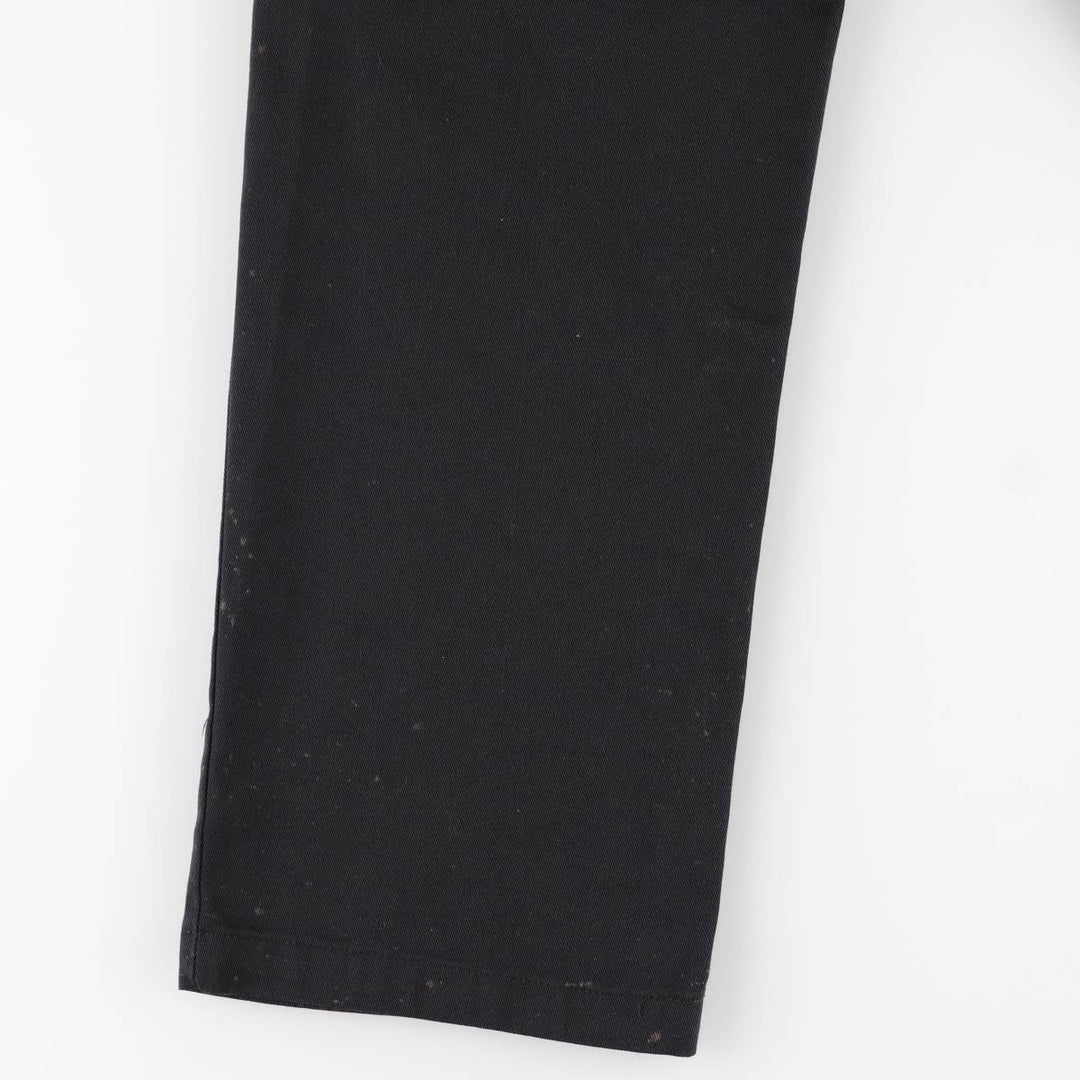 Dickies 874 Original Fit Work Pants, Made in Honduras, Men's Size W34 (approx.) polyester black type Vintage Second Hand