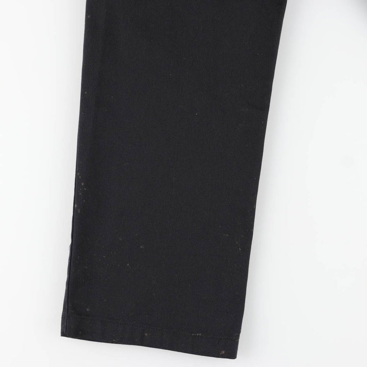Dickies 874 Original Fit Work Pants, Made in Honduras, Men's Size W34 (approx.) polyester black type Vintage Second Hand
