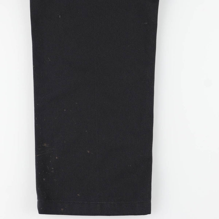 Dickies 874 Original Fit Work Pants, Made in Honduras, Men's Size W34 (approx.) polyester black type Vintage Second Hand