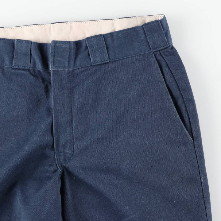 Dickies Work Pants Men's W30 equivalent polyester navy blue type Vintage Second Hand