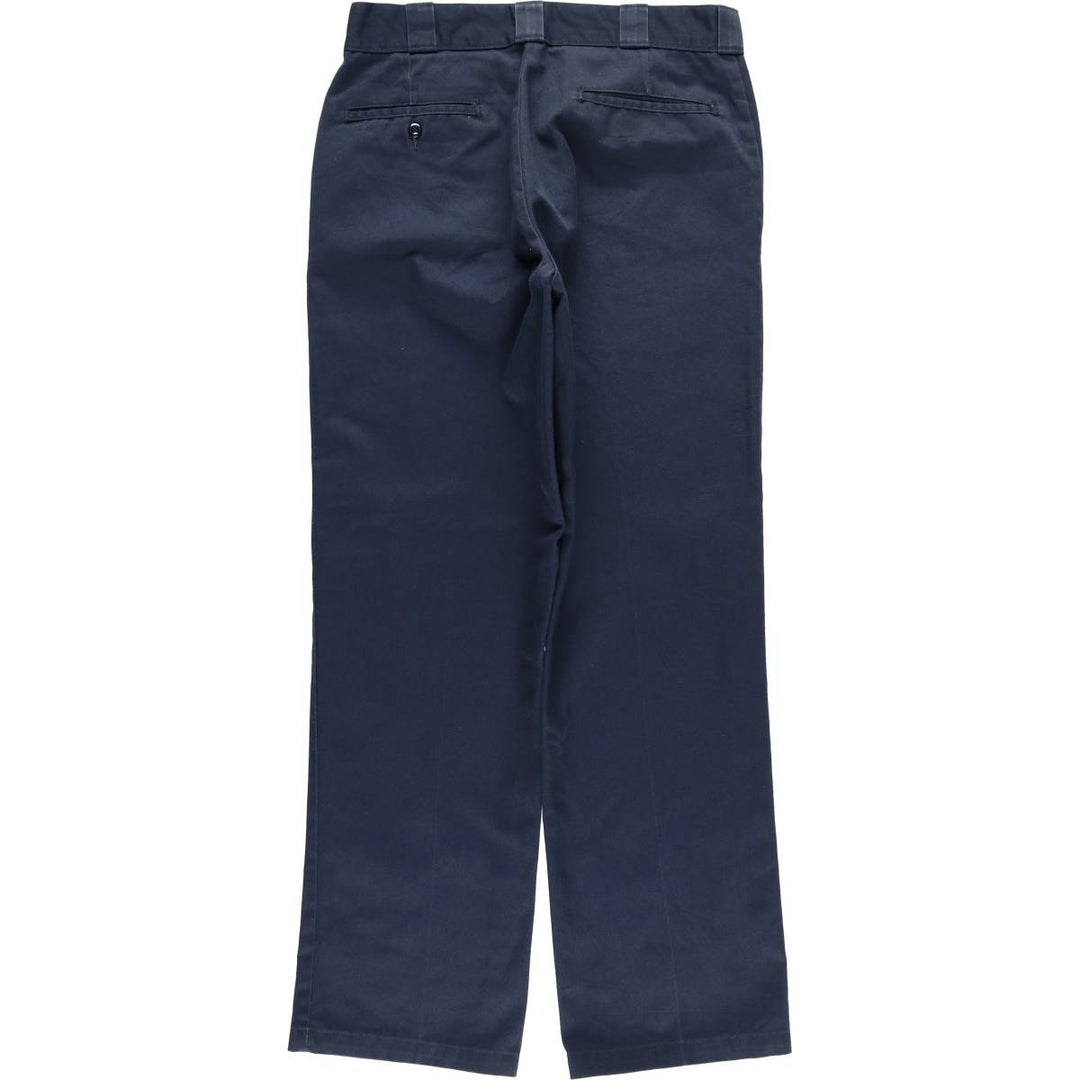 Dickies 874 Original Fit Work Pants for Men, W32 equivalent polyester navy blue type Vintage Second Hand