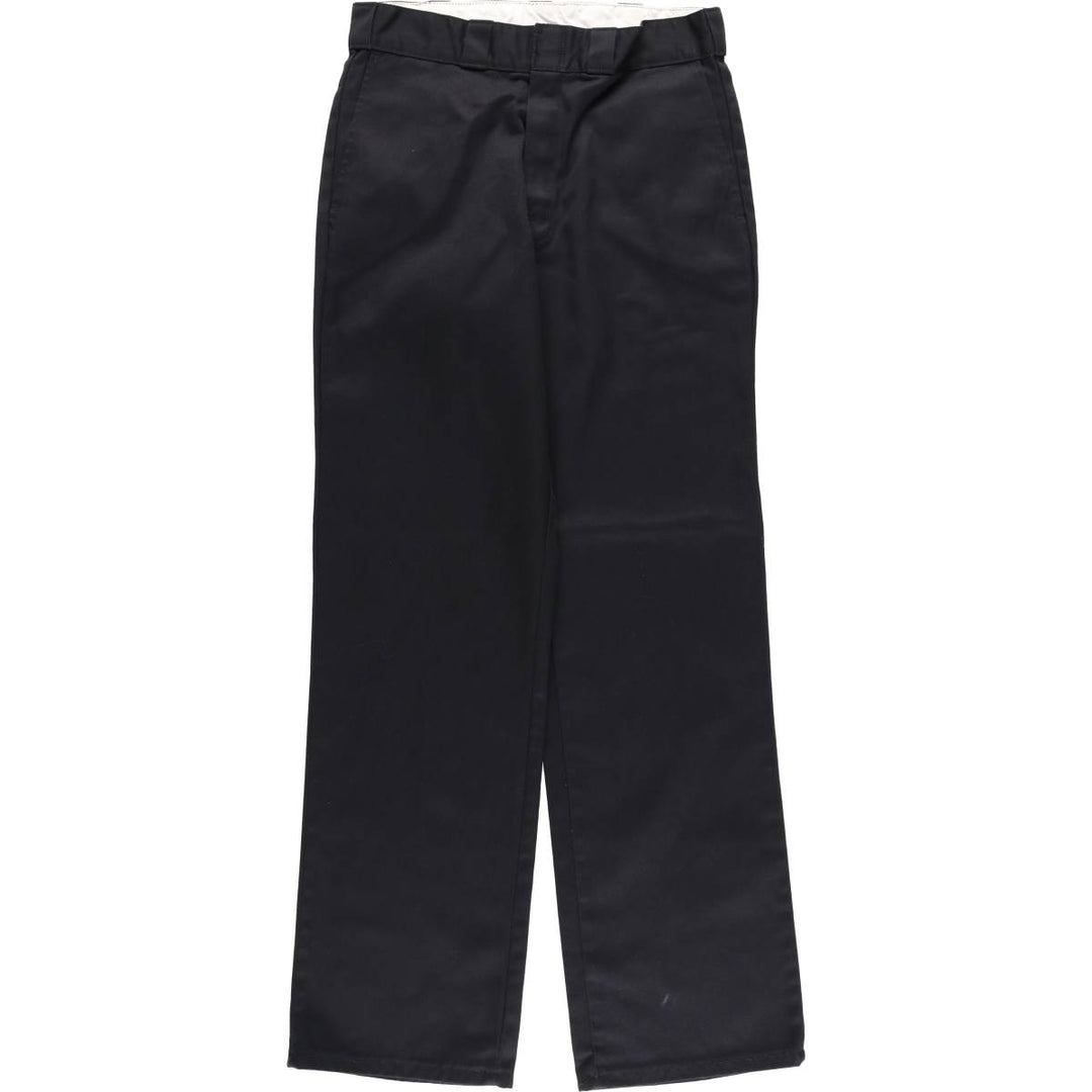 Dickies Work Pants Men's W32 equivalent polyester black type Vintage Second Hand
