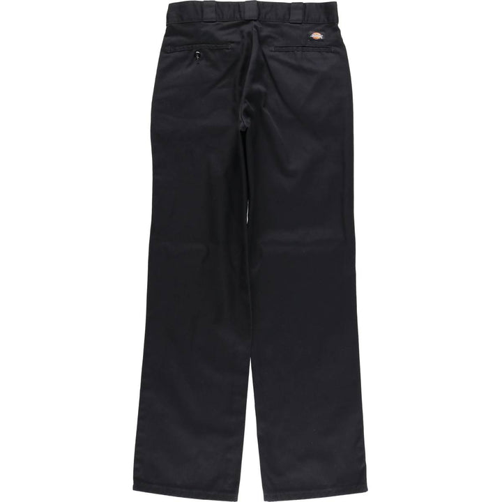 Dickies Work Pants Men's W32 equivalent polyester black type Vintage Second Hand