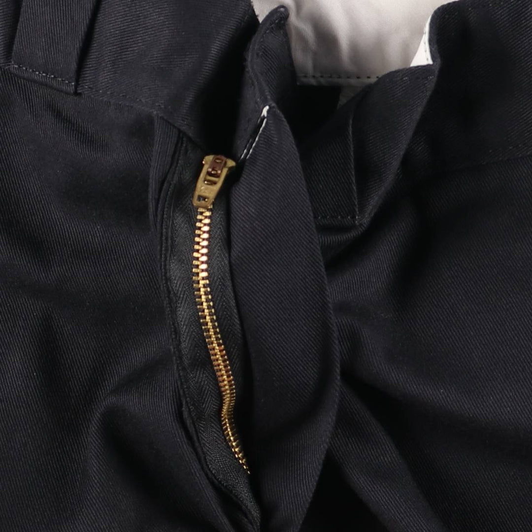 Dickies Work Pants Men's W32 equivalent polyester black type Vintage Second Hand