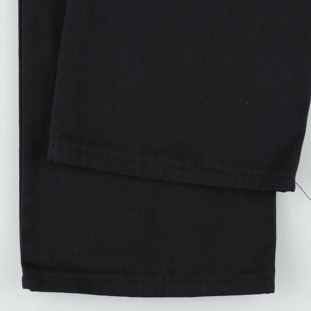 Dickies Work Pants Men's W32 equivalent polyester black type Vintage Second Hand