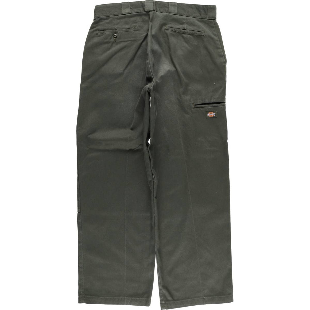 Dickies Double Knee Work Pants, Men's Size W37 (approx.) unclear green type Vintage Second Hand