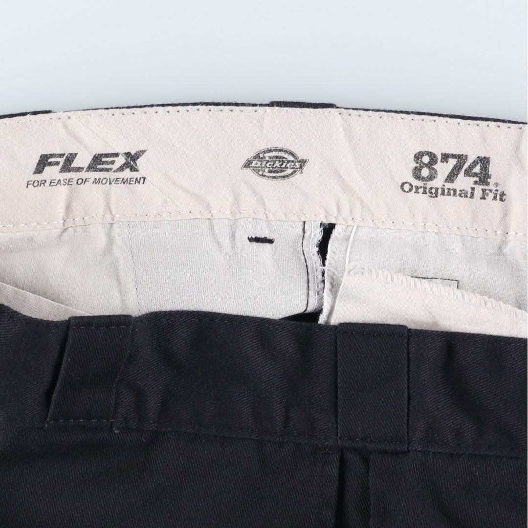 Dickies 874 Original Fit Work Pants, Men's, Size W34 unclear black type Vintage Second Hand