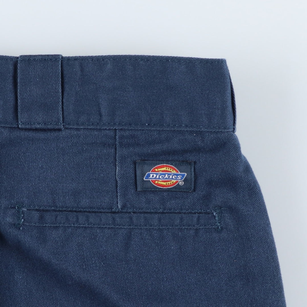 Dickies Men's Work Pants, Size W35 polyester blue type Vintage Second Hand