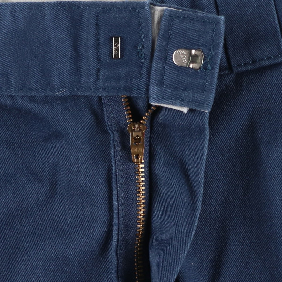 Dickies Men's Work Pants, Size W35 polyester blue type Vintage Second Hand