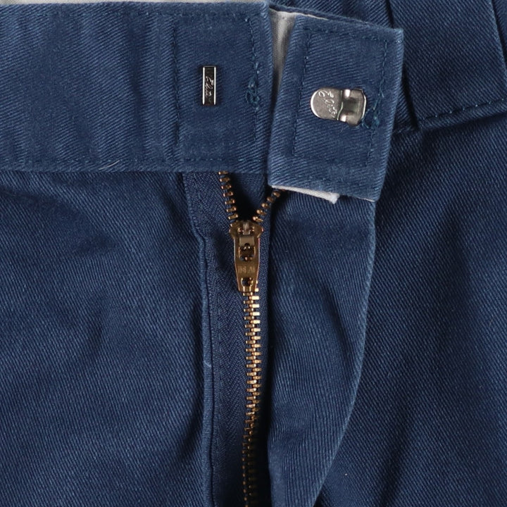 Dickies Men's Work Pants, Size W35 polyester blue type Vintage Second Hand