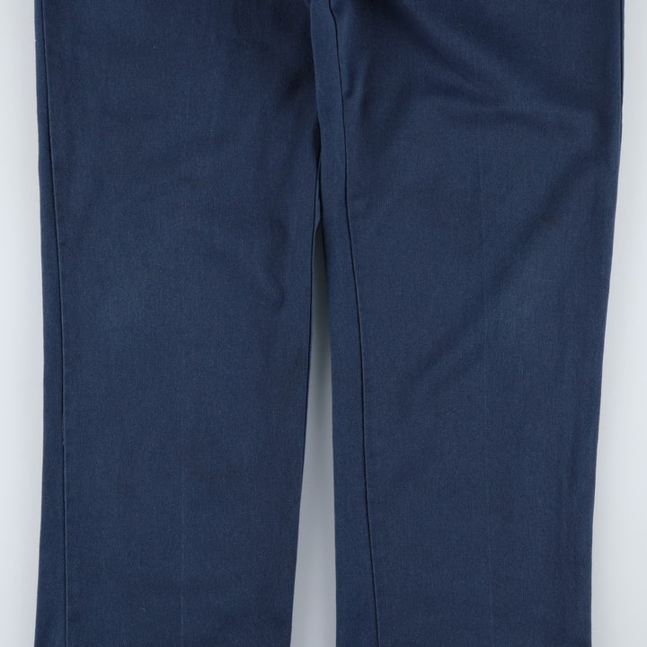 Dickies Men's Work Pants, Size W35 polyester blue type Vintage Second Hand