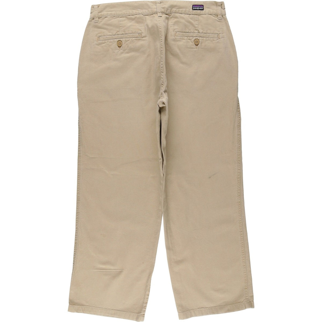 Patagonia ORGANIC COTTON 56820SP11 Duck Pants, Men's W33 equivalent. Organic cotton Beige type Vintage Second Hand