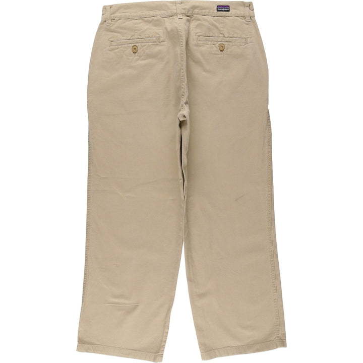 Patagonia ORGANIC COTTON 56820SP11 Duck Pants, Men's W33 equivalent. Organic cotton Beige type Vintage Second Hand