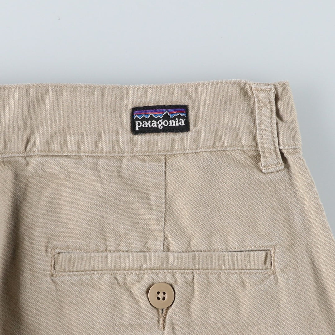 Patagonia ORGANIC COTTON 56820SP11 Duck Pants, Men's W33 equivalent. Organic cotton Beige type Vintage Second Hand