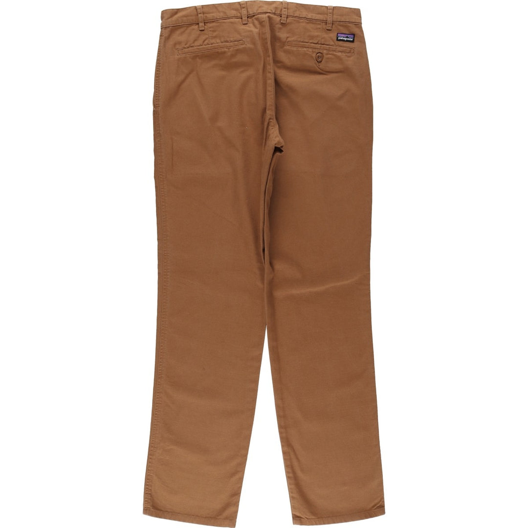 Patagonia ORGANIC COTTON 58120FA14 Duck Pants, Men's W33 equivalent. Organic cotton brown type Vintage Second Hand
