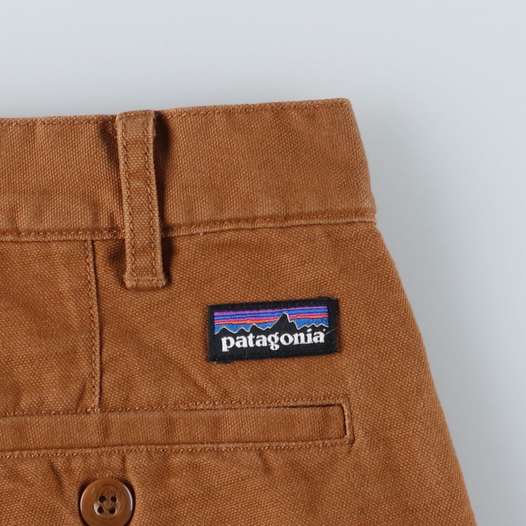 Patagonia ORGANIC COTTON 58120FA14 Duck Pants, Men's W33 equivalent. Organic cotton brown type Vintage Second Hand