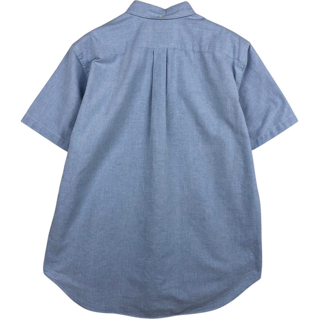 Ralph Lauren Classic Fit Short Sleeve Button Down Shirt Men's XL cotton Blue type light blue Vintage Second Hand