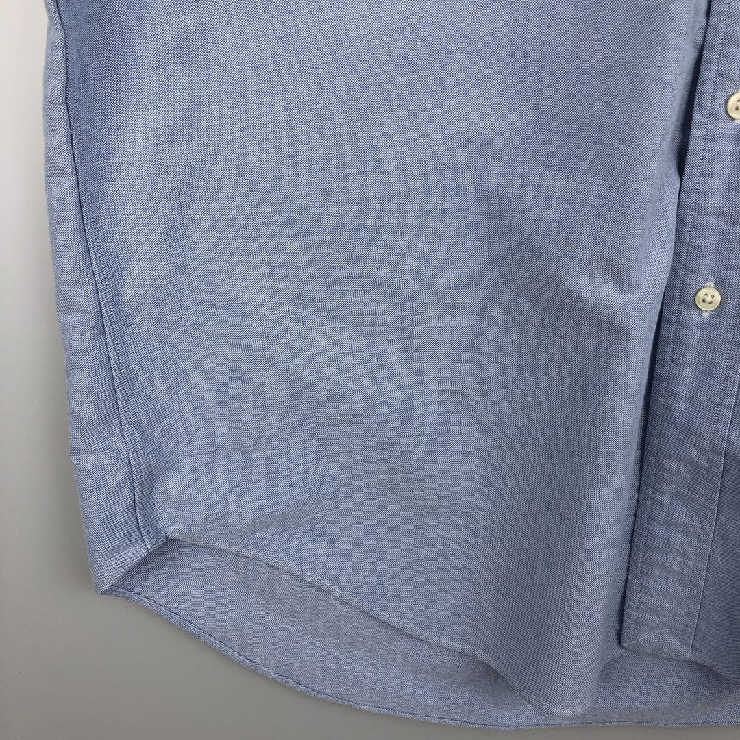 Ralph Lauren Classic Fit Short Sleeve Button Down Shirt Men's XL cotton Blue type light blue Vintage Second Hand