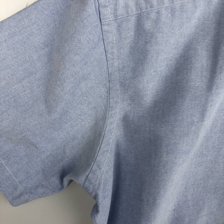 Ralph Lauren Classic Fit Short Sleeve Button Down Shirt Men's XL cotton Blue type light blue Vintage Second Hand