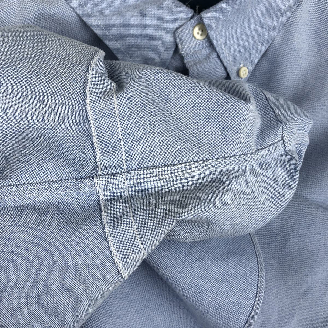 Ralph Lauren Classic Fit Short Sleeve Button Down Shirt Men's XL cotton Blue type light blue Vintage Second Hand