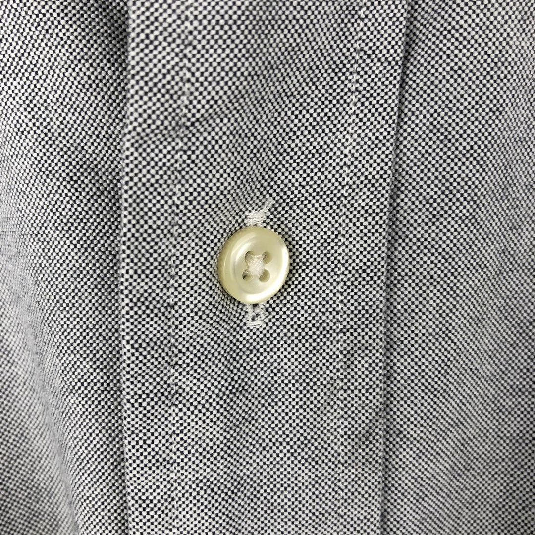 Ralph Lauren Classic Fit Short Sleeve Button Down Shirt Men's XL cotton gray type Vintage Second Hand
