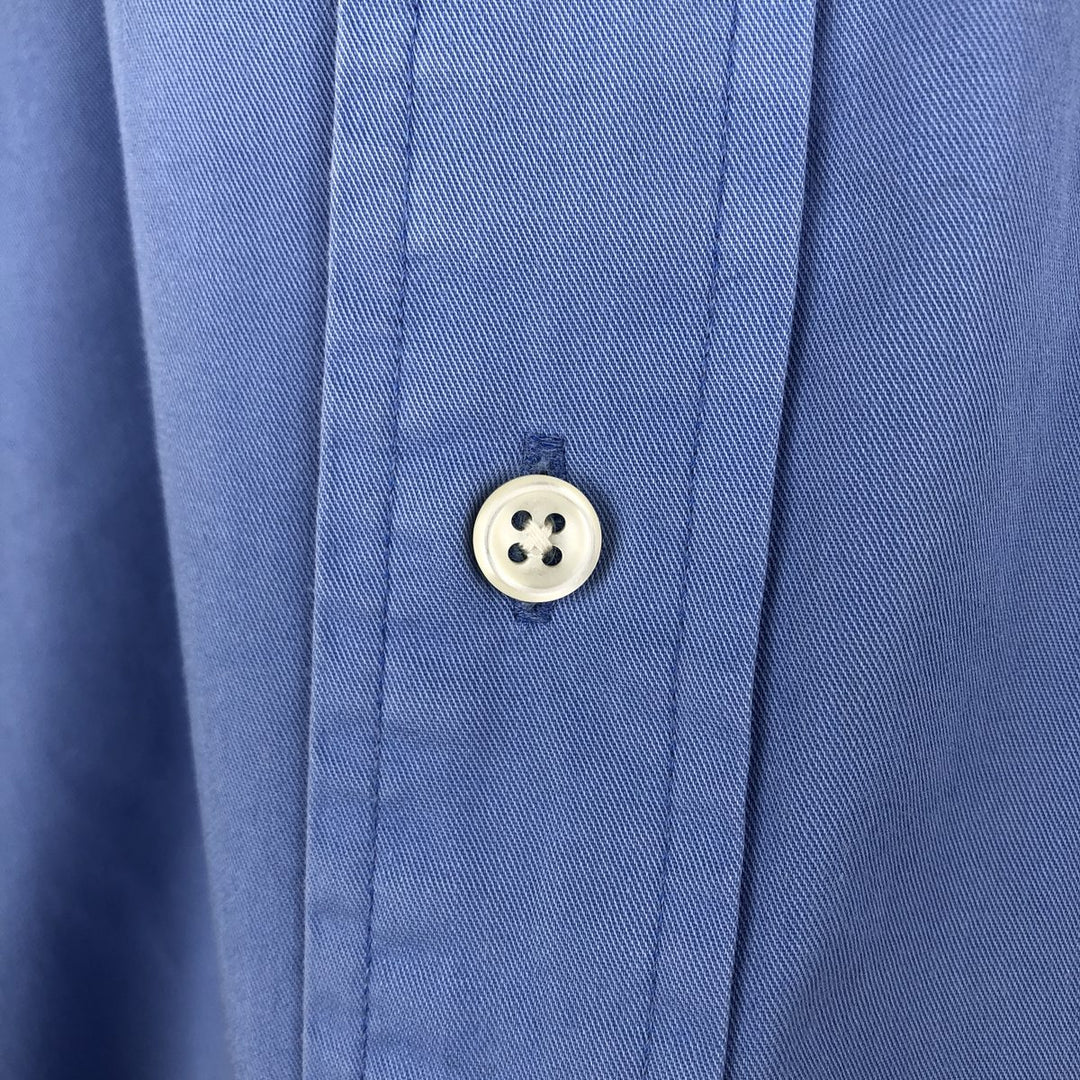Ralph Lauren Classic Fit short sleeve button down shirt, men's size L cotton Blue type light blue Vintage Second Hand