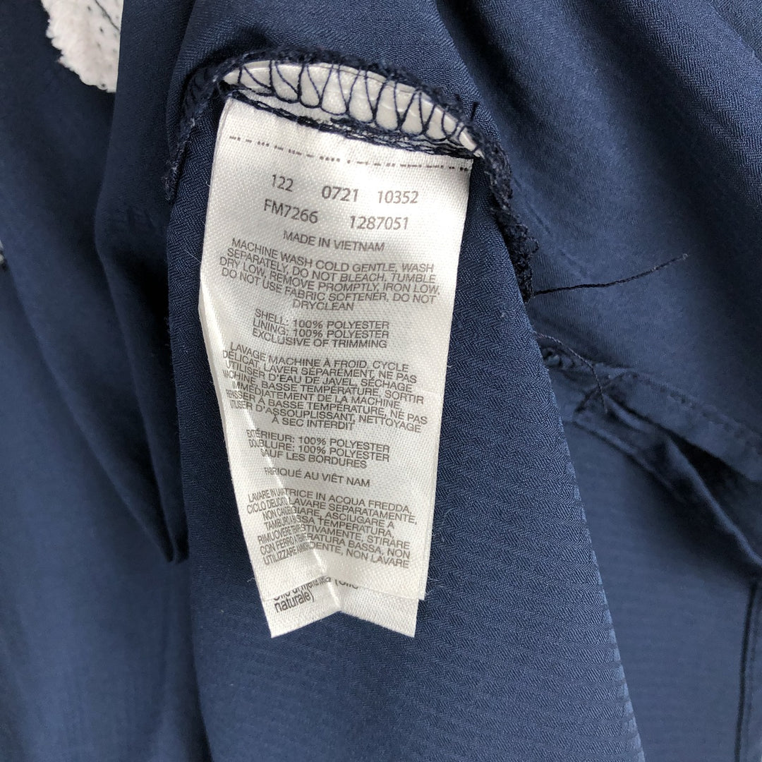 Columbia PFG OMNI-SHADE Short-Sleeve Fishing Shirt, Men's Size XL (approx.) polyester navy blue type Vintage Second Hand