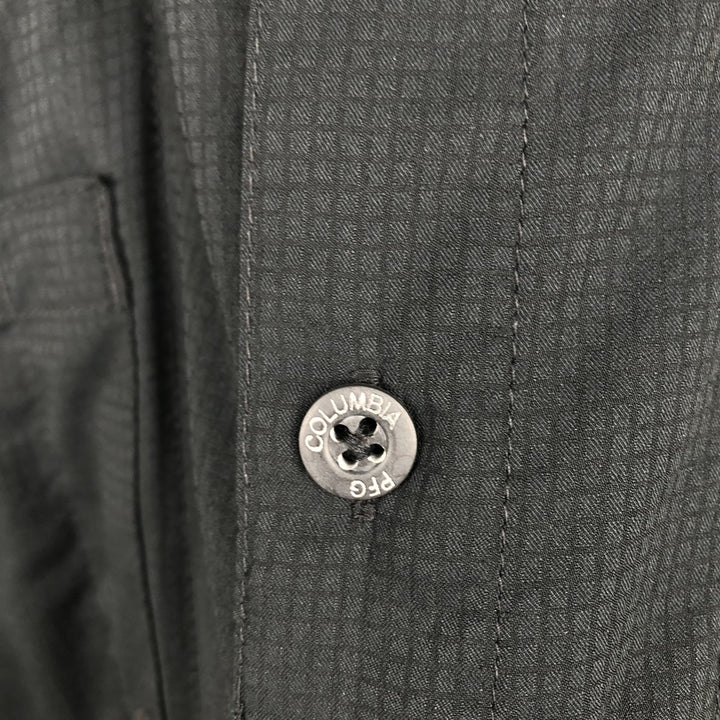 Columbia PFG OMNI-SHADE Short-Sleeve Fishing Shirt, Men's Size XL (approx.) polyester black type Vintage Second Hand