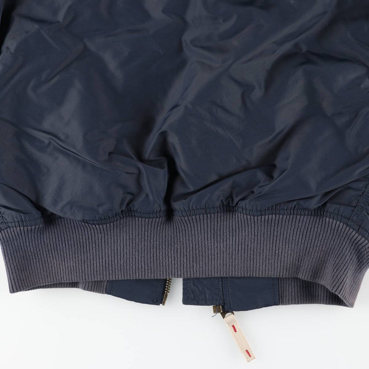 Civilian Alpha B-15 Type Padded Military Flight Jacket, Men's Size L Nylon navy blue type Vintage Second Hand