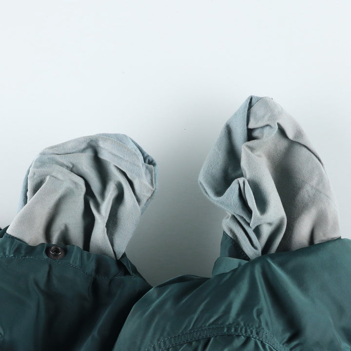 Civilian-grade Alpha Industries N-2B type padded military flight jacket, men's size M equivalent. Nylon blue type Vintage Second Hand