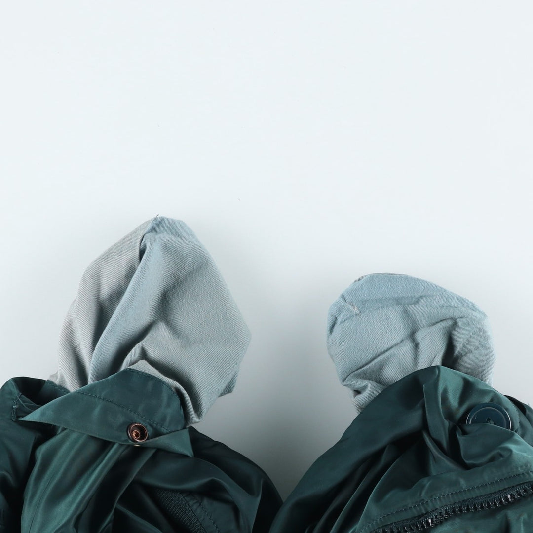 Civilian-grade Alpha Industries N-2B type padded military flight jacket, men's size M equivalent. Nylon blue type Vintage Second Hand