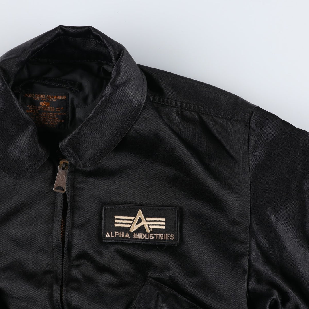 Civilian Alpha CWU-45 Nylon black type Vintage Second Hand