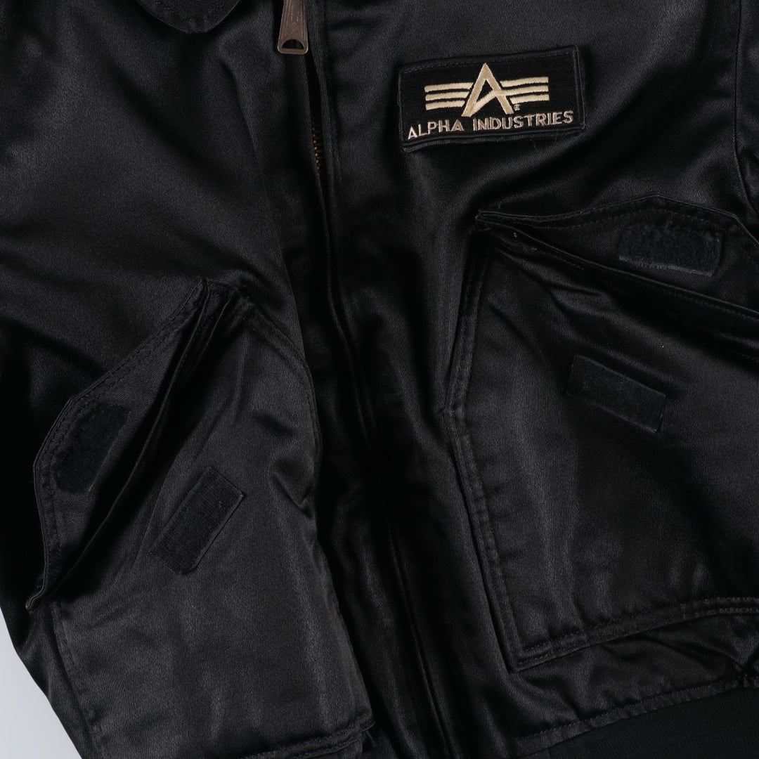 Civilian Alpha CWU-45 Nylon black type Vintage Second Hand