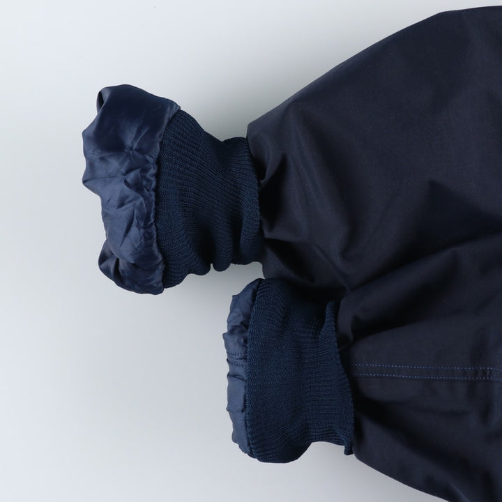 1990'S US Military Issue Security Police Jacket, Padded, Made in USA, Large (42-44), Men's Size L unclear navy blue type Vintage Second Hand