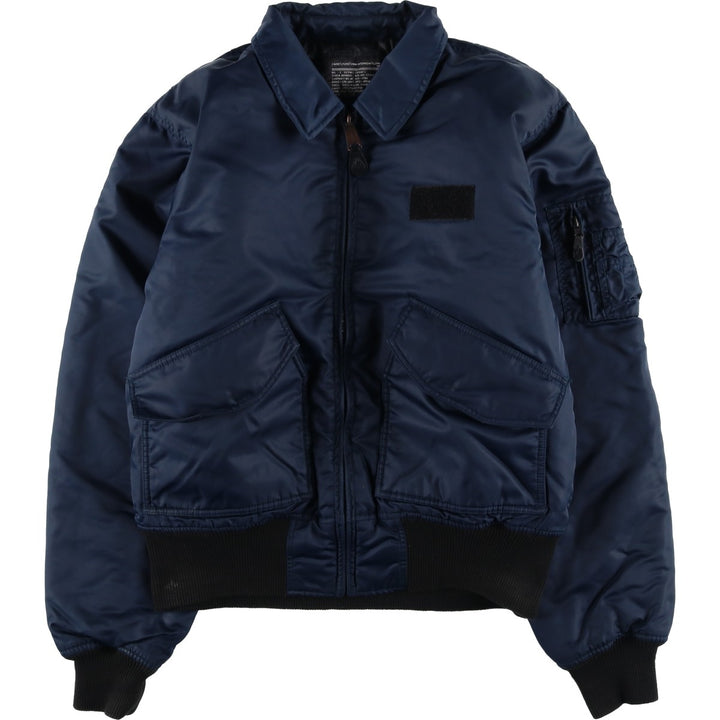 Civilian product AVIREX CWU-45 Nylon navy blue type Vintage Second Hand