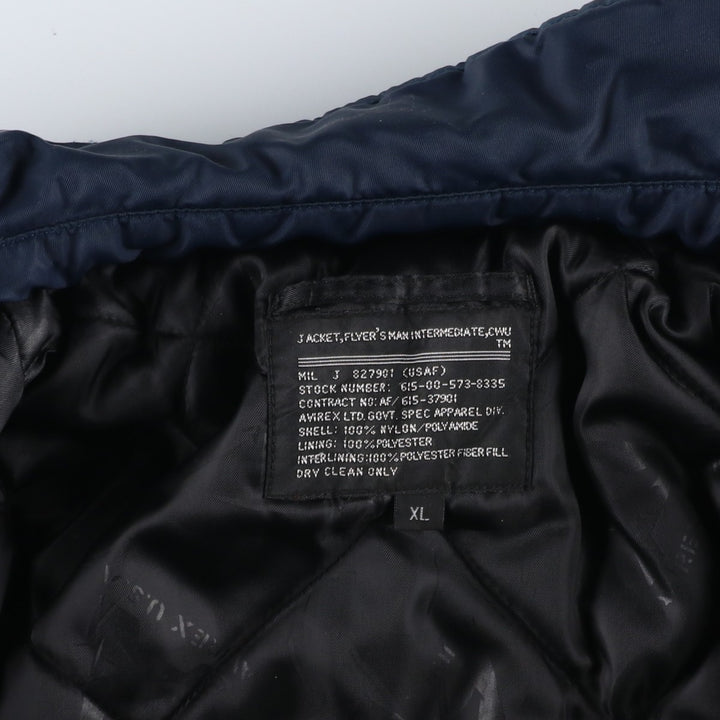 Civilian product AVIREX CWU-45 Nylon navy blue type Vintage Second Hand