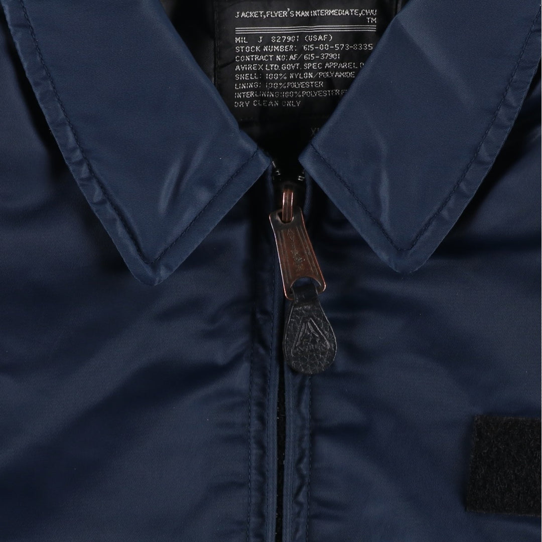 Civilian product AVIREX CWU-45 Nylon navy blue type Vintage Second Hand