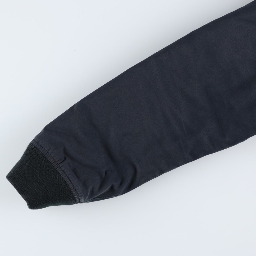 Civilian-made Schott TYPE-U padded military flight jacket, men's size XXL equivalent. unclear navy blue type Vintage Second Hand